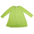 thumbnail image 1 of Philosophy Ladies Size XX-Large Scoop Neck Hi Lo Pullover Blouse, Citrus Pear, 1 of 1
