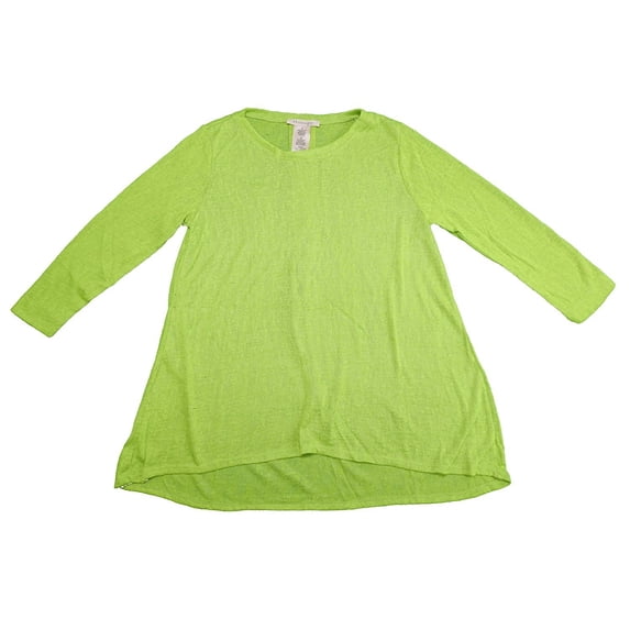 Philosophy Ladies Size XX-Large Scoop Neck Hi Lo Pullover Blouse, Citrus Pear