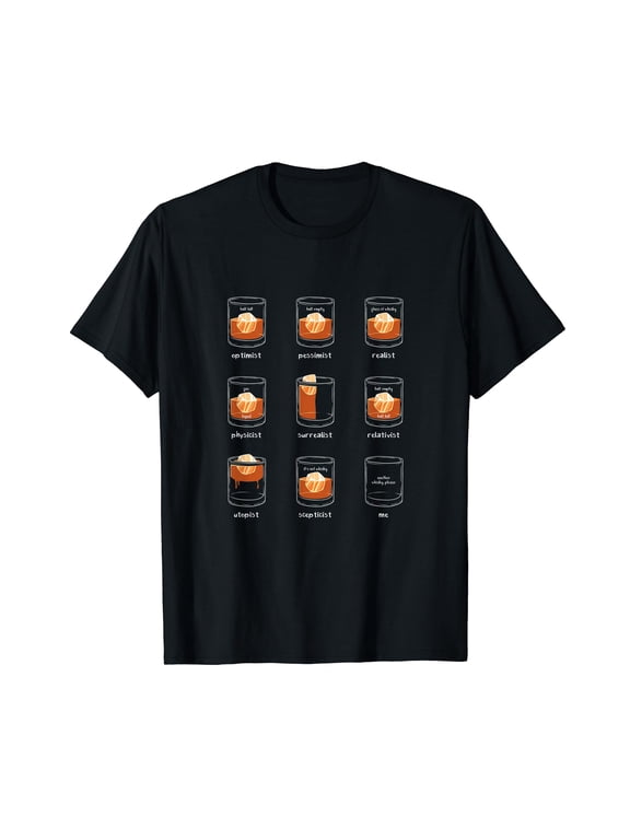 Philosophy Lover Whisky Drinker Funny Philosophical Logic T-Shirt