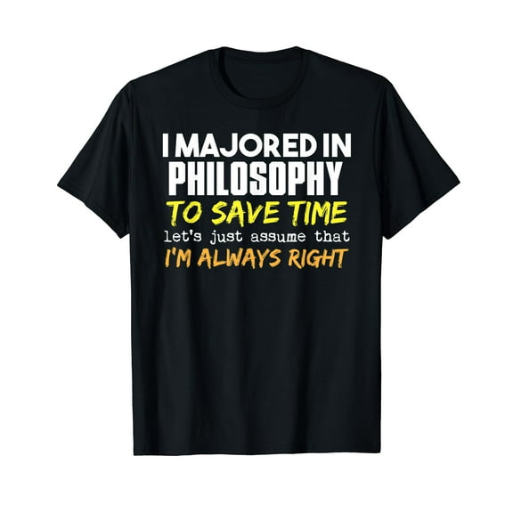 Philosophy Major T-Shirt for Back to School Gift