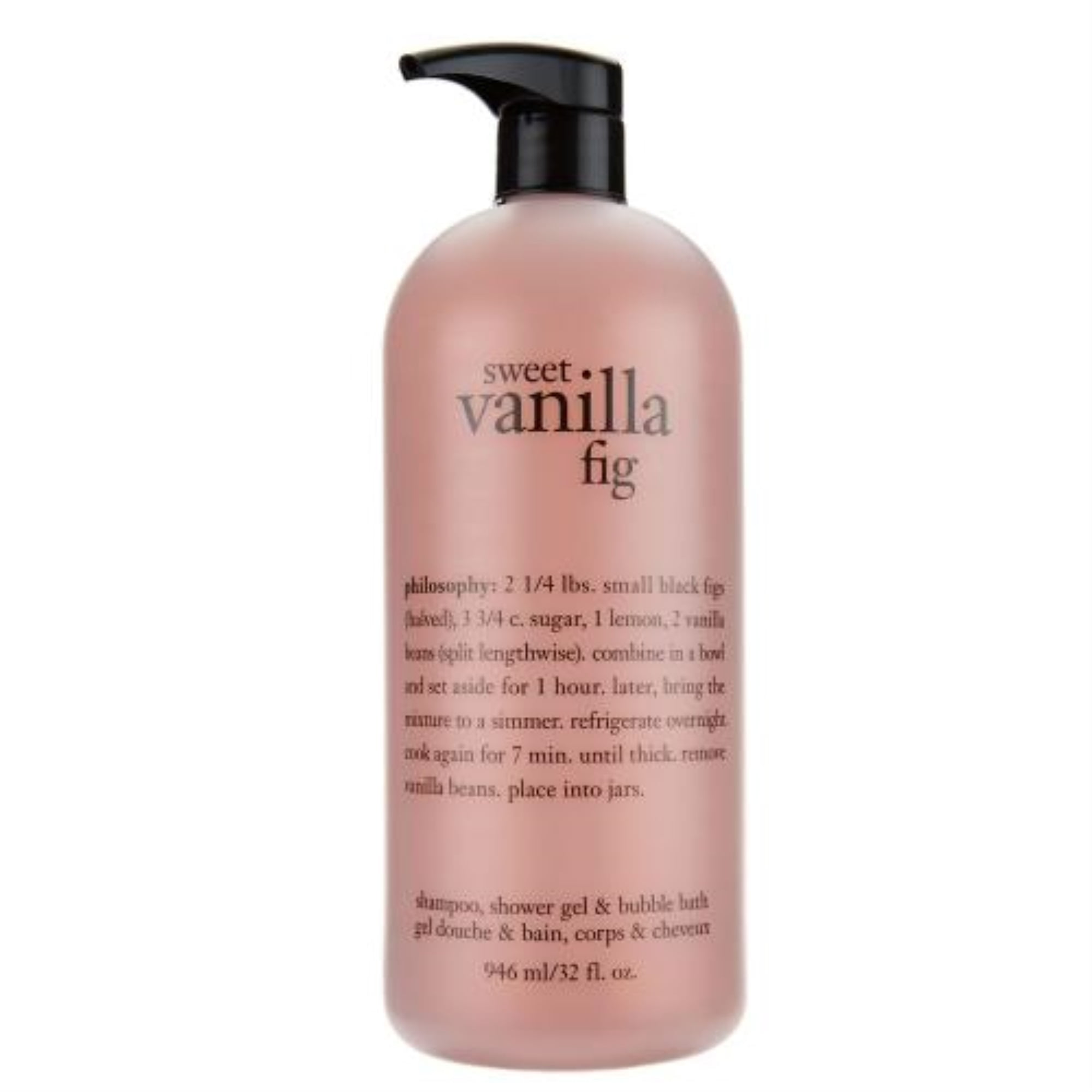 Philosophy PHIL99030043596 32 oz Sweet Vanilla Fig Shampoo Shower Gel