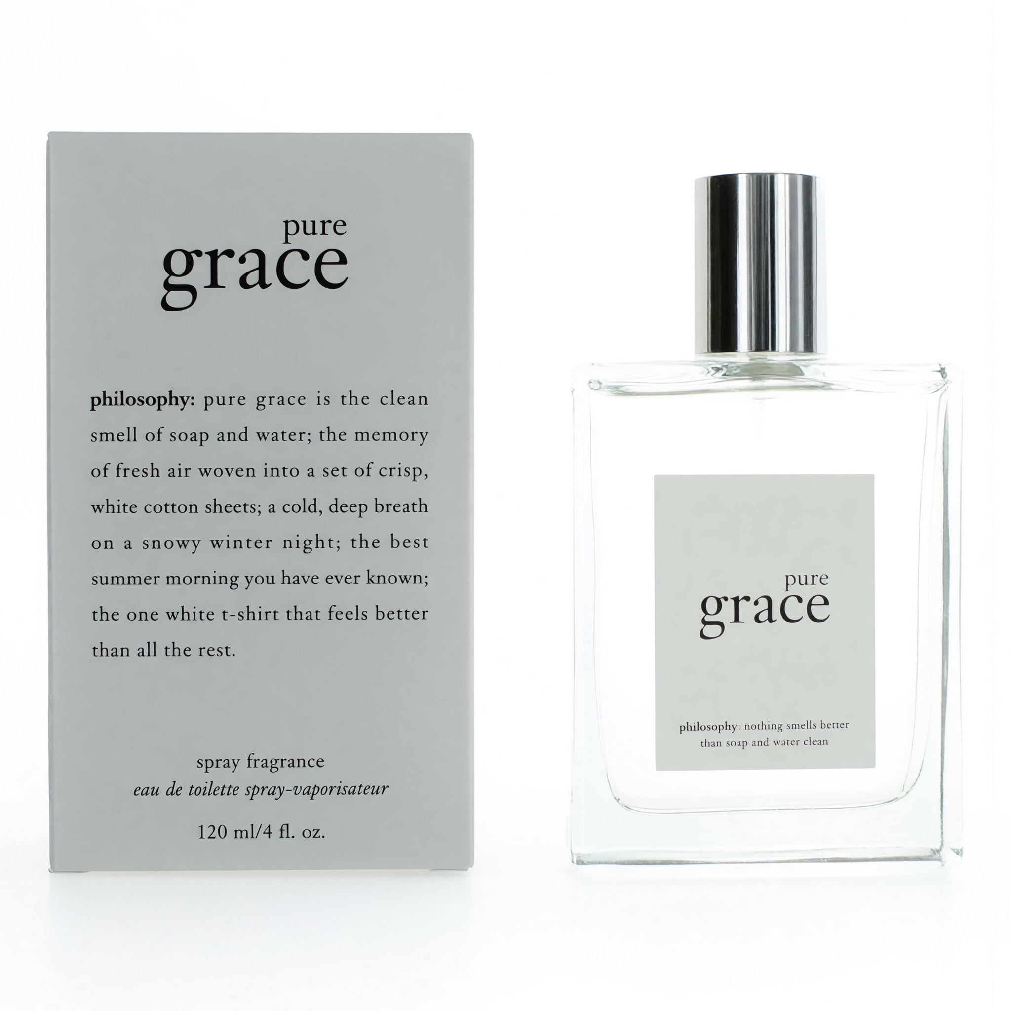 Philosophy Pure Grace 4 oz EDT Spray, Floral Fragrance with