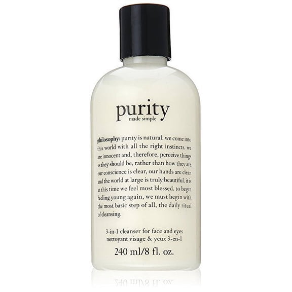 Philosophy Purity Made Simple 3-In-1 Cleanser For Face And Eyes 240Ml/8Oz by