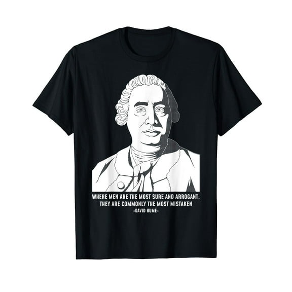 Philosophy Quote Skeptic David Hume T-Shirt