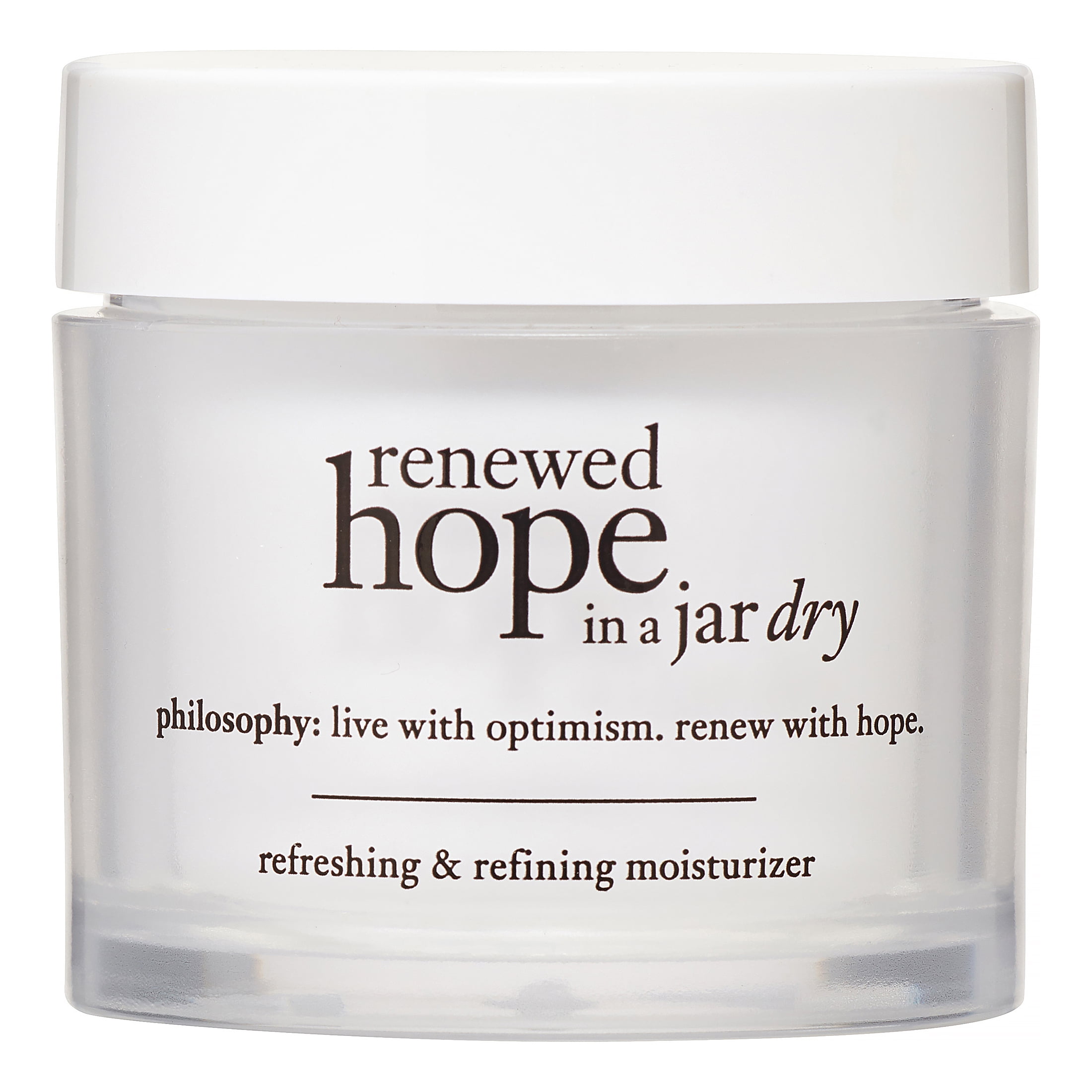 Renewed Hope In a Jar Dry Refreshing & Refining Moisturizer For Dry Skin by Philosophy for Unisex - 2 oz Moisturizer