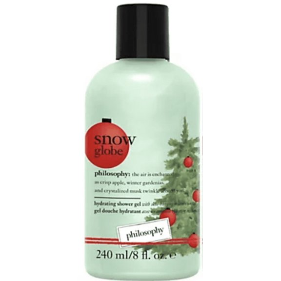 Philosophy Snow Globe Hydrating Shower Gel 8 oz | Limited Edition Winter Scent | Creamy Daily Cleanser | Moisturizing & Gentle Body Wash
