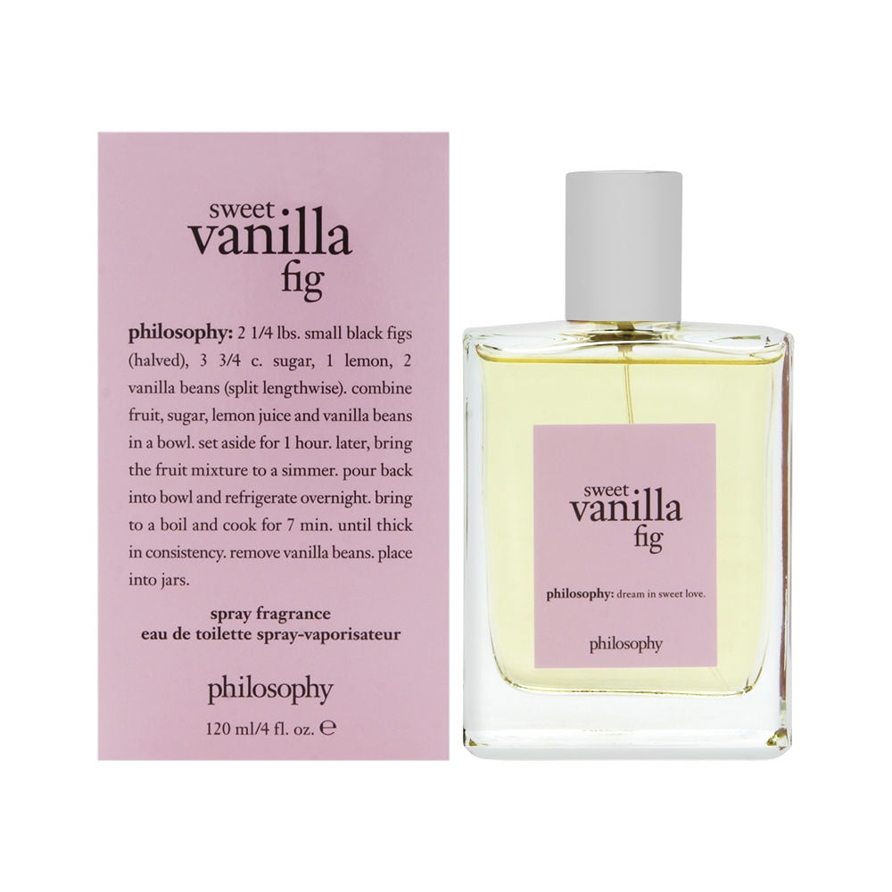 Sweet Vanilla Fig by Philosophy Eau De Toilette Spray 4 oz for Women