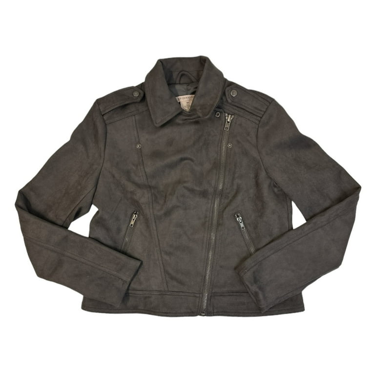 ジャケット・アウター espressoMACKINTOSH PHILOSOPHY Philosophy Women's Long Sleeve Faux Leather Zip Up Moto