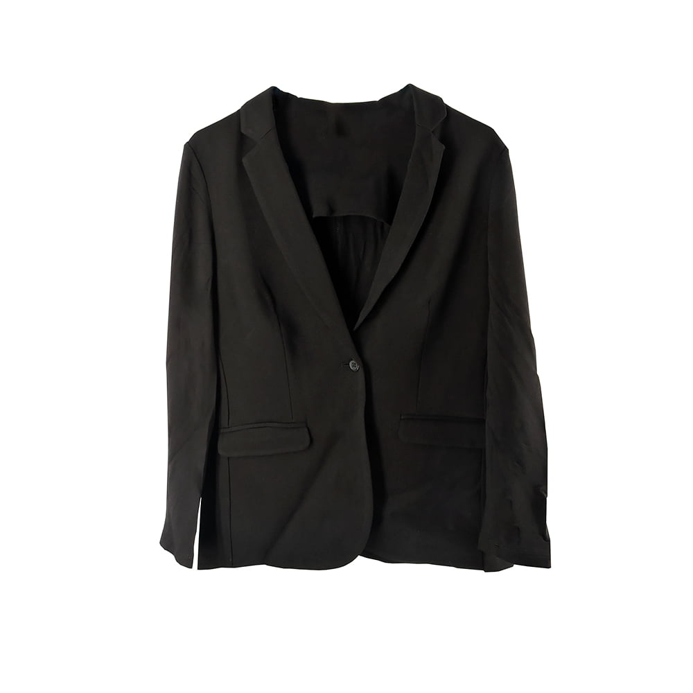 Philosophy Women s Notch Collar Ponte Knit V Neck Long Sleeve Stretch Blazer