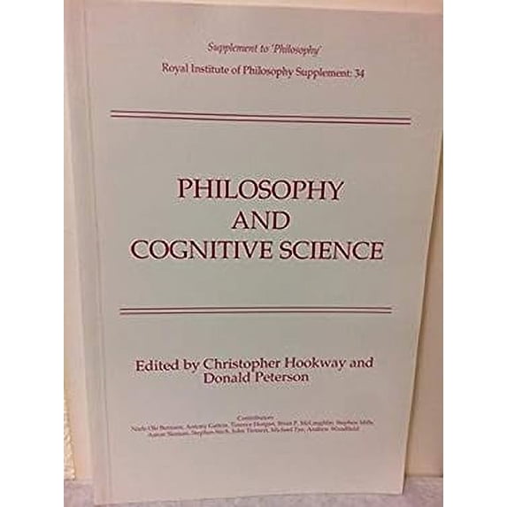 Pre-Owned Philosophy and Cognitive Science 9780521457637