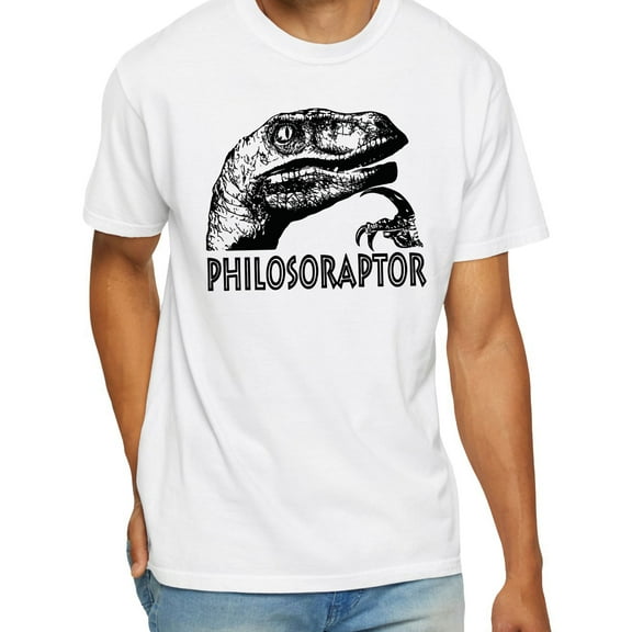 Philosoraptor T-Shirt – Funny Dinosaur Meme Graphic Tee