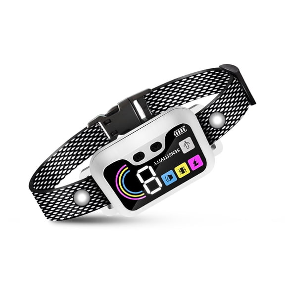Philowng Bark Collar for Large Medium Small Dogs - Smart AI 1S Stop Barking, Anti Barking Device & Dog Training Collar with Beep, Vibration & 8-Level Sensitivity, IP67 Waterproof