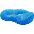 thumbnail image 1 of Philowng Honeycomb Gel Seat Cushion, Thickened Silicone Ice Pad for Long-Sitting Office Chair & Home, Blue, 1 of 8