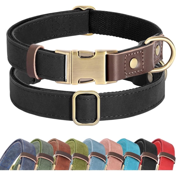 Philowng Break-Away Dog Collar, Waterproof, Black, S: Neck 11-15"