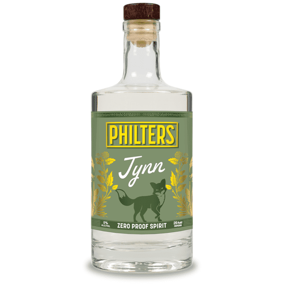 Philters Non-Alcoholic Jynn, Zero Proof Gin Spirit, Alternative Drink, Natural Flavors, 25 Fl Oz