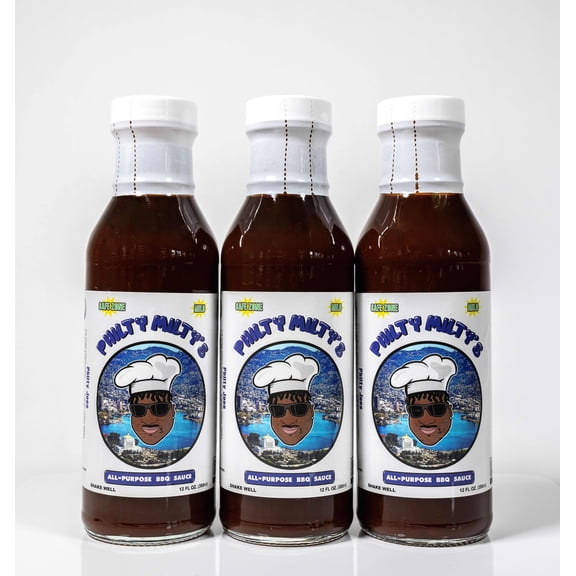 Philty Milty Safe Zone All Purpose BBQ Sauce, 12oz, 3 Pack