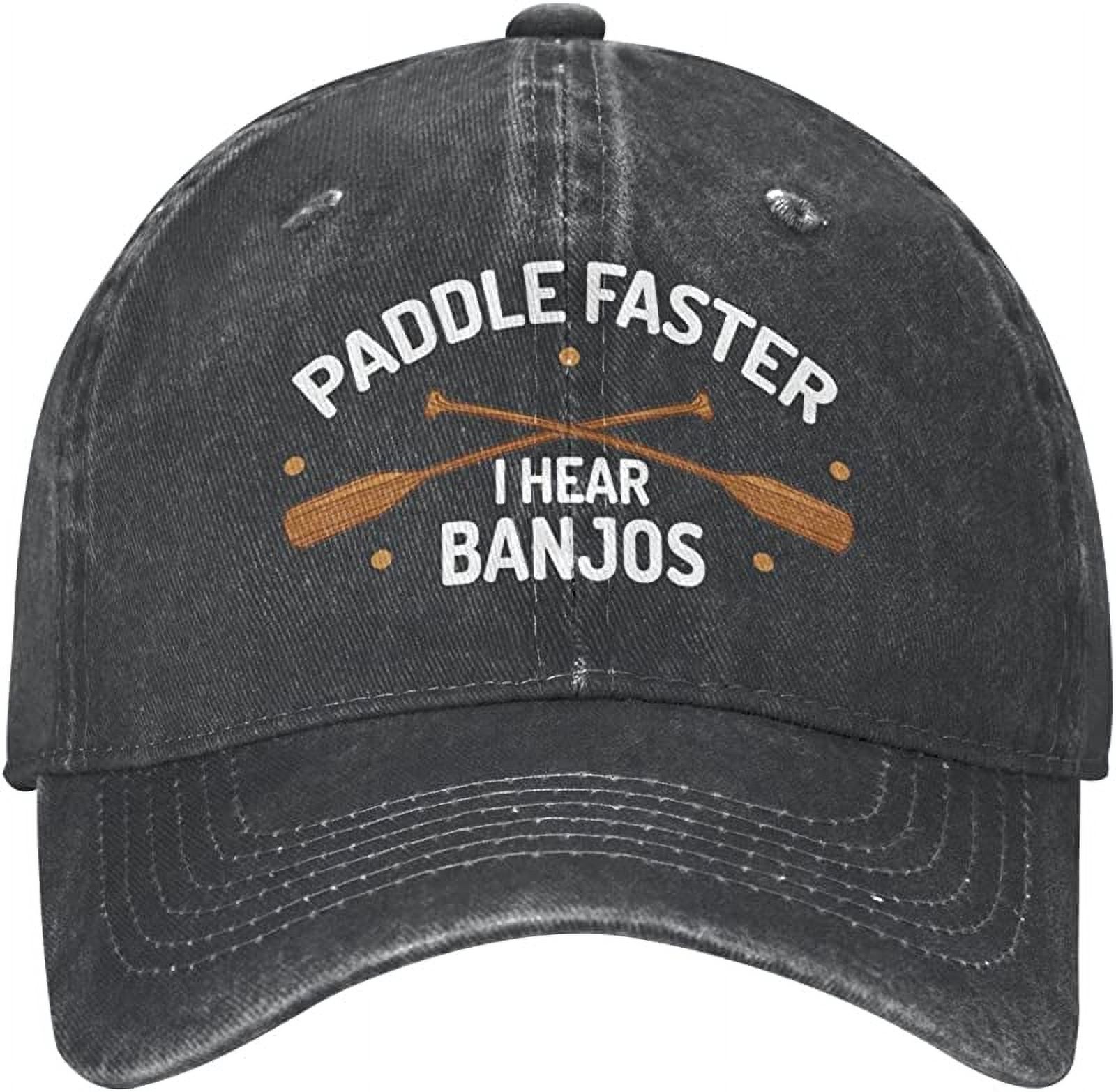 Philysonic Paddle Faster I Hear Banjos Hat Men Baseball Cap Graphic Hat