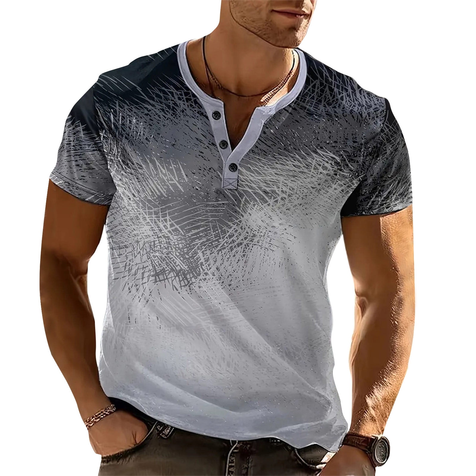 Phina Mens V Neck Shirts Short Sleeve T Shirt Fashion Casual Basic