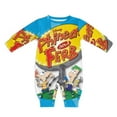 thumbnail image 1 of Phineas And Ferb Baby Onesie Romper Footless Infant Long Sleeve Jumpsuit for Boys Girls, 1 of 8
