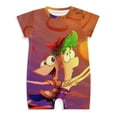 thumbnail image 1 of Phineas And Ferb Baby Romper Short Sleeve Bodysuits Soft Rompers Summer Clothes One-Piece Jumpsuits Outfits 18-24M, 1 of 8