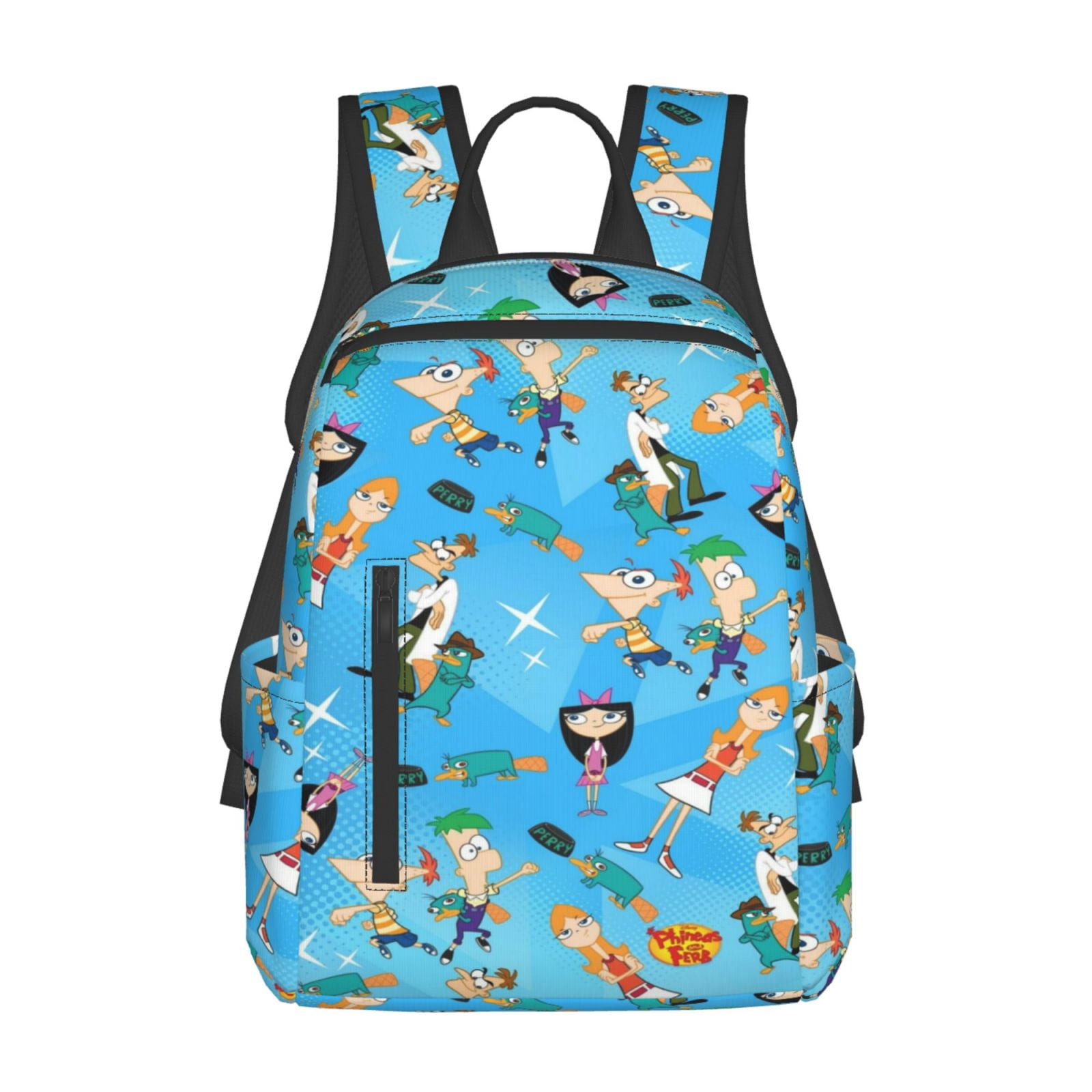 Phineas And Ferb Backpacks Lightweight Bookbags Casual Daypack For ...