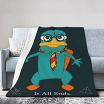 Phineas And Ferb Blanket Soft Cozy Flannel Warm Throw Blanket Unique Gifts Room Decor Blanket 40"x30"