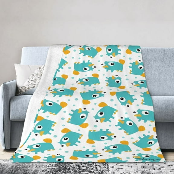 Phineas And Ferb Blanket Soft Cozy Flannel Warm Throw Blanket Unique Gifts Room Decor Blanket 40"x30"