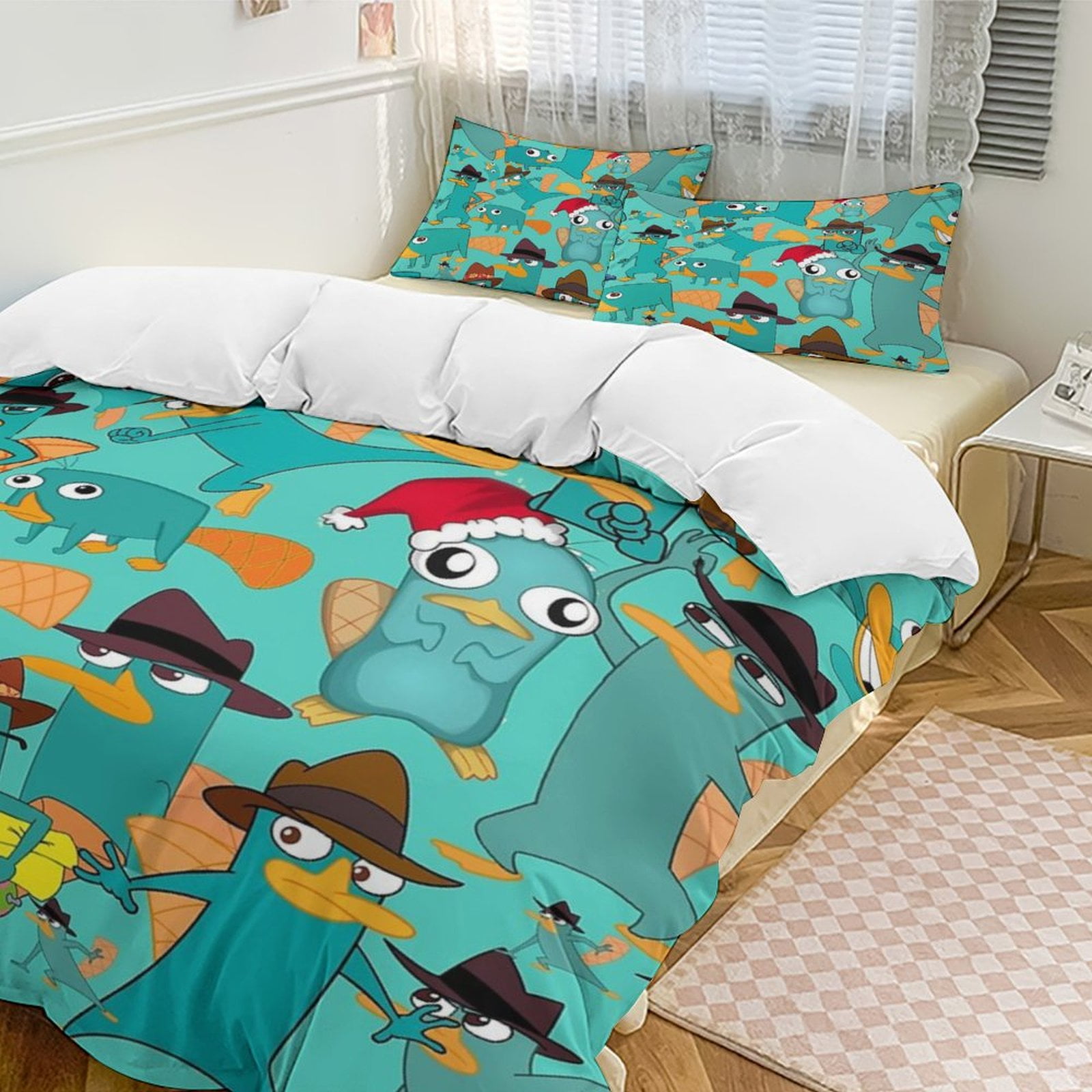 Phineas And Ferb Comforter Set Full Size for Boys Kids Teens Bedding ...