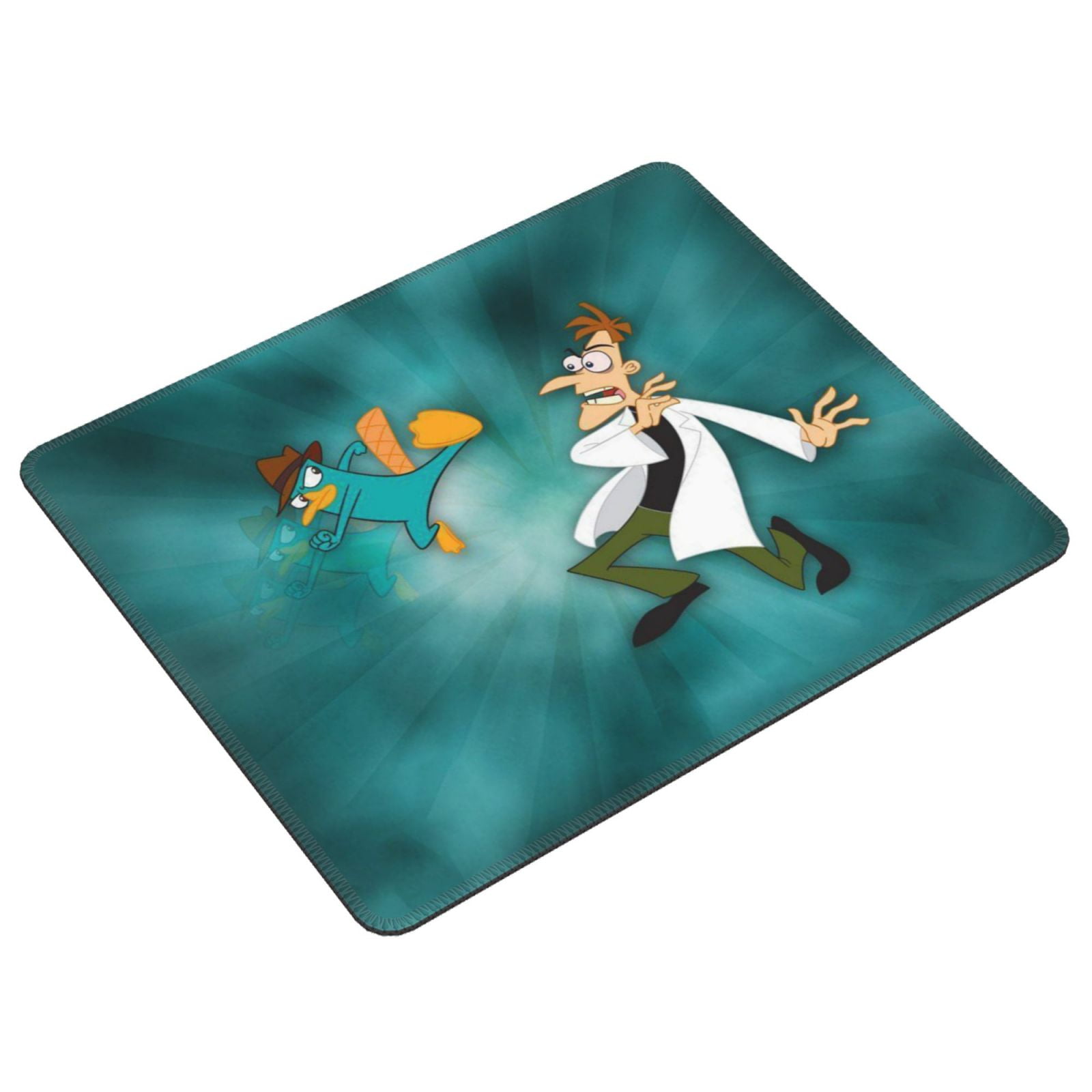 Phineas Fer Computer Mouse Mat with Anti-Slip Rubber Base Anti-Fray ...