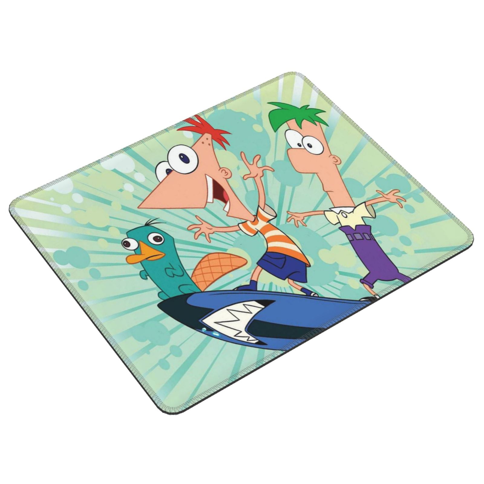 Phineas Fer Computer Mouse Mat with Anti-Slip Rubber Base Anti-Fray ...