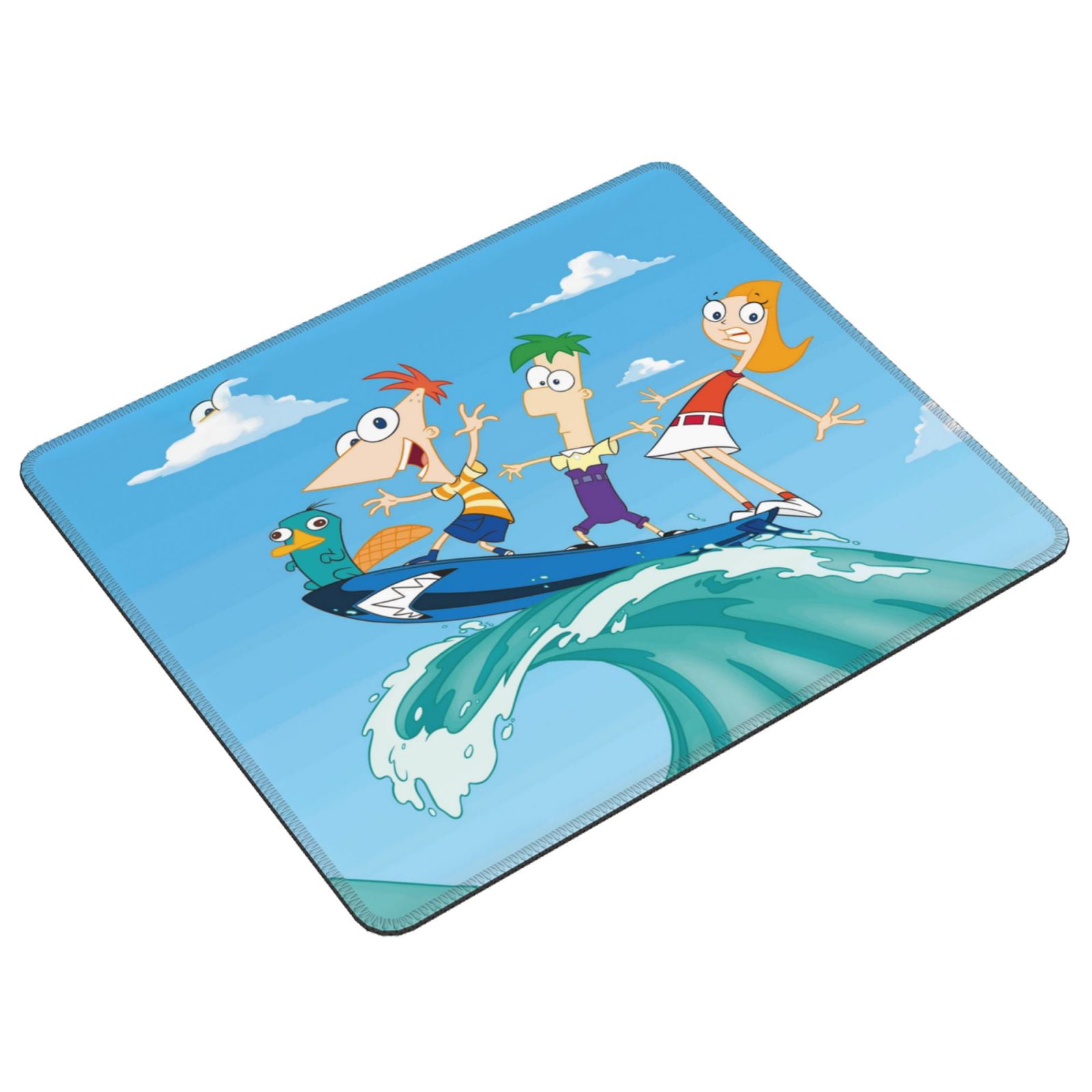 Phineas Fer Computer Mouse Mat with Anti-Slip Rubber Base Anti-Fray ...