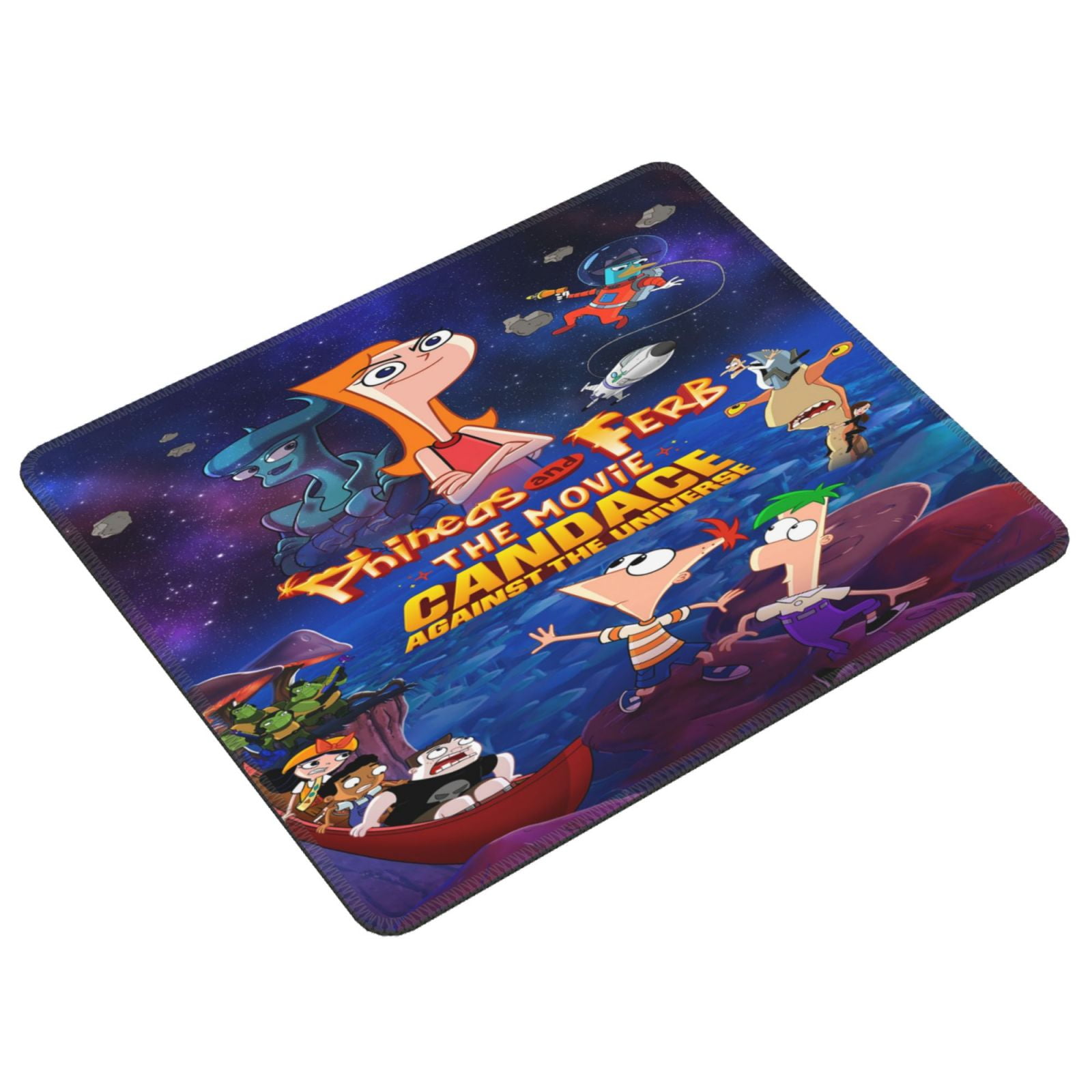 Phineas Fer Computer Mouse Mat with Anti-Slip Rubber Base Anti-Fray ...