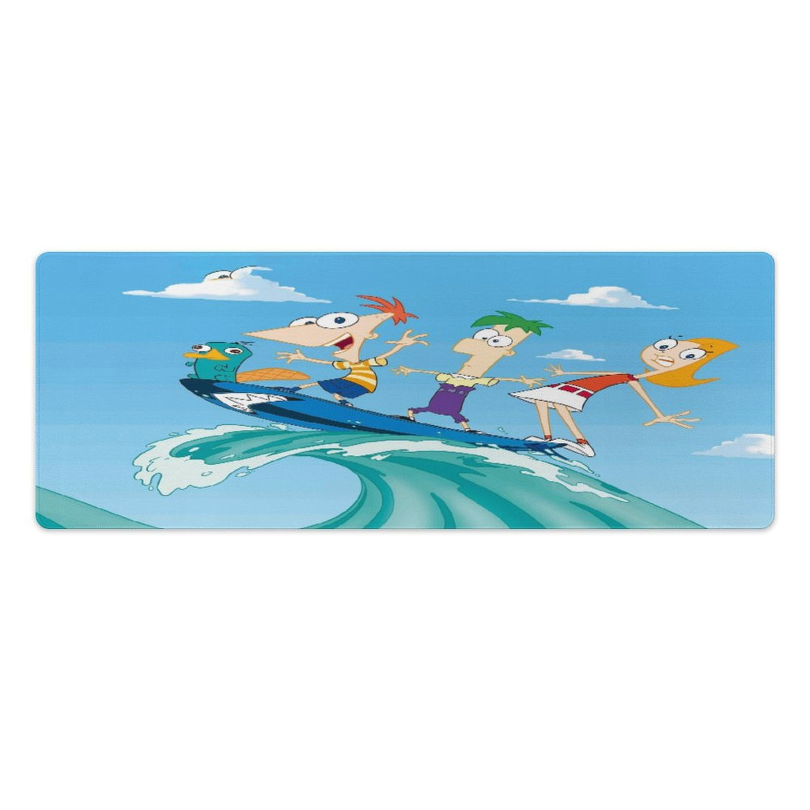 Phineas Fer Computer Mouse Mat with Anti-Slip Rubber Base Anti-Fray ...