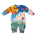 thumbnail image 1 of Phineas And Ferb Unisex Baby Boy Girl Rompers Long Sleeve Infant Jumpsuits Babies' Outfits Fall Winter Clothes 12-18M, 1 of 5