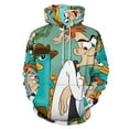 thumbnail image 1 of Phineas And Ferb Unisex Sweatshirts Loose Pullover Sweater Hooded Hoodie 3D Printing Jacket Winter Fall Clothes 4XL, 1 of 7