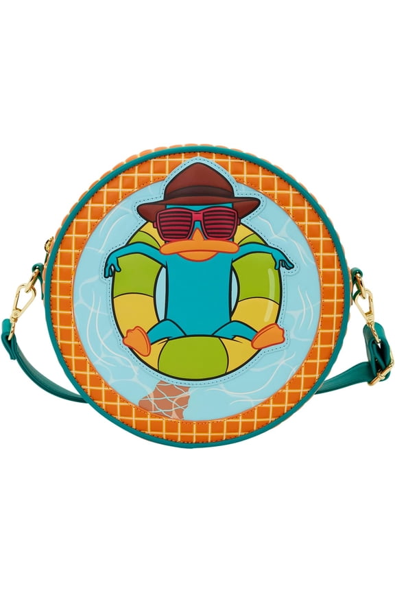 Phineas & Ferb Perry the Platypus Pool Crossbody Bag Loungefly