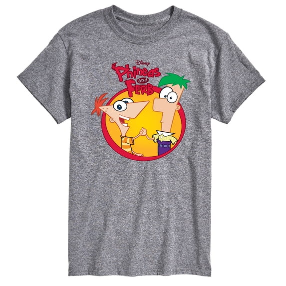 Phineas and Ferb - And Circle - Men's Short Sleeve Graphic T-Shirt