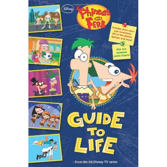 Pre-Owned Phineas and Ferb's Guide to Life, 9781423141327, 1423141326, Hardcover,