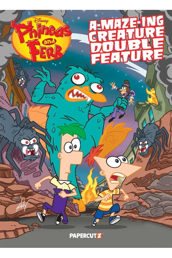 Phineas and Ferb's a-MAZE-Ing Creature Double Feature (Paperback)