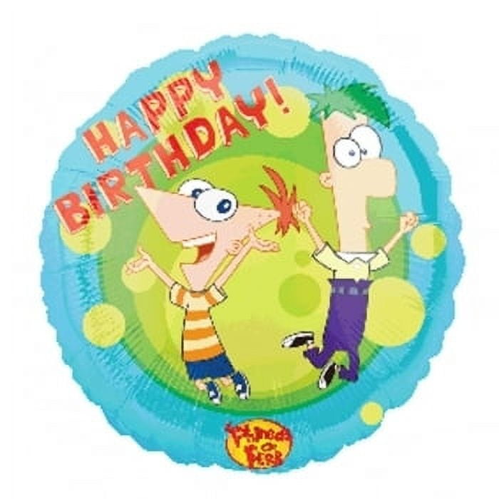 Phineas and Ferb Party 18 inch Mylar Balloon