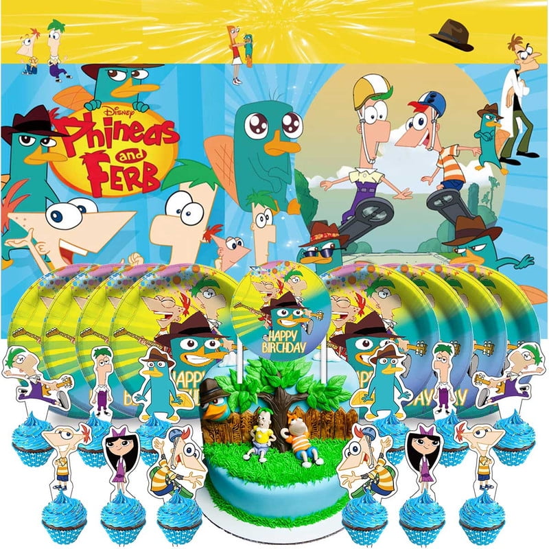 Phineas and Ferb Plates Supplies Party Decorations Birthday Decor ...