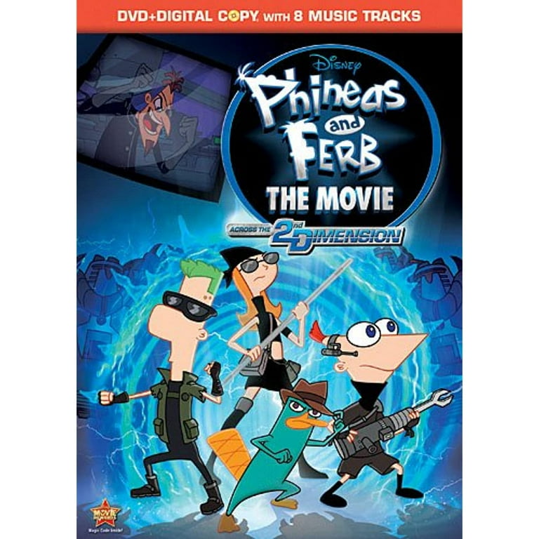 Phineas and Ferb, The Movie: Across the Second Dimension (DVD