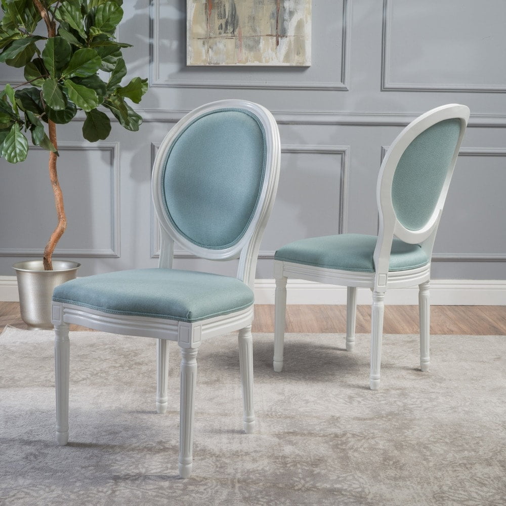 Christopher Knight Home Phinnaeus French Country Fabric Dining Chairs Set of 2 by Walmart