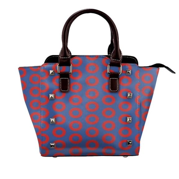 Phish Donut Rivet Fashion One-Shoulder Women's Handbag Tote Bag