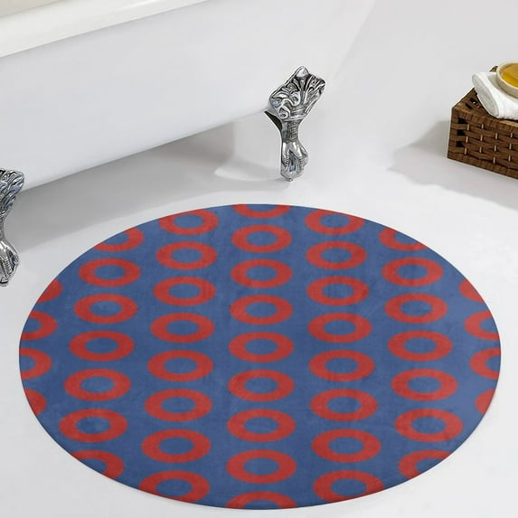Phish Donut Round Carpet Circle Rug Outdoor Patio Area Rug Washable Large Area Rugs Hallway Room Decor Fitness Mats