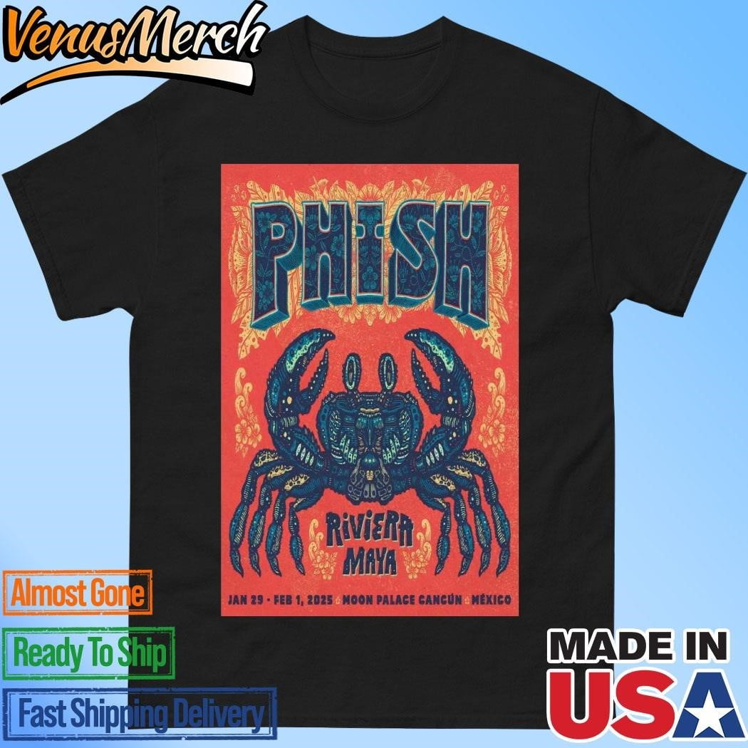 Phish Moon Palace Cancun Mexico Jan 29feb 1 2025 Tour Poster Shirt