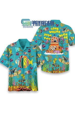 Phish Rock Band Come Waste Your Time With Me Hawaiian Shirts