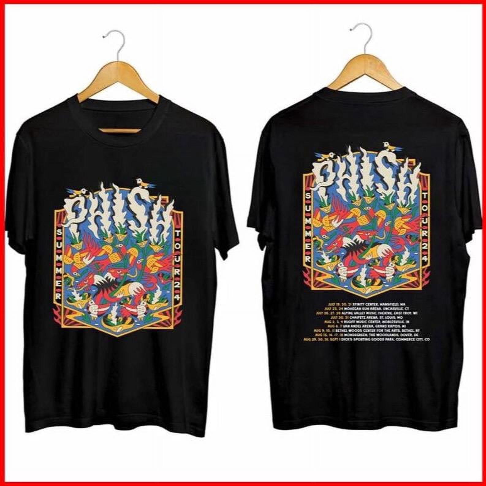 Phish Summer 2024 Tour, Phish 2024 Concert, Phish Band Fan T Unisex