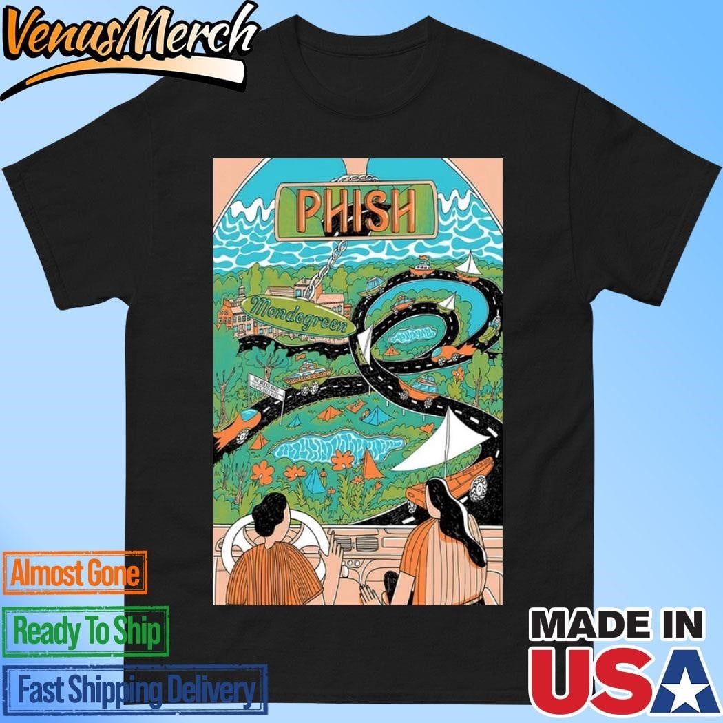 Phish The Woodlands Dover De Aug 1518 2024 Poster Shirt