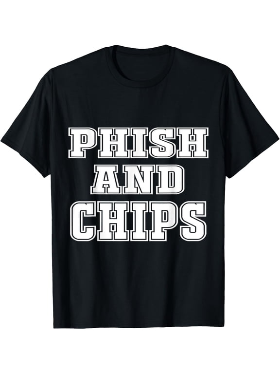 Phish and Chips Funny Hacker T-Shirt